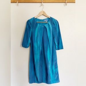 Blue Watercolor Dress